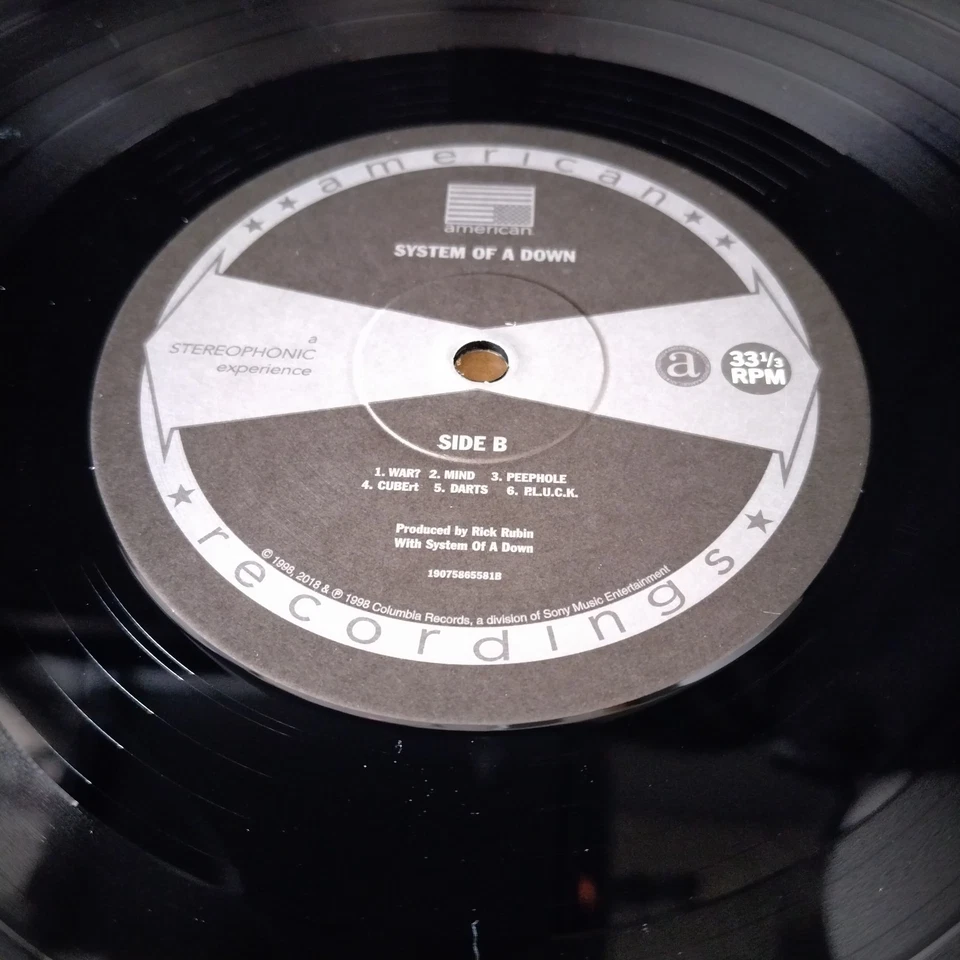 Signed System of a Down Debut Album Vinyl 2018 - Image 4 of 4