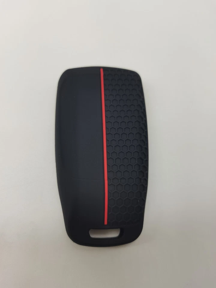 Cubierta de llave de silicona remota para Audi A4 A5 Quattro Q5 Q7 S4 2017 2018 2019 2020 Foto 3 de 4