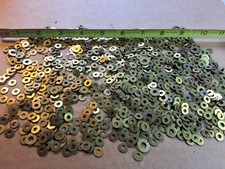 100's SMALL BRASS WASHERS 5/16 INCH OD hardware Craft Jewelry Industrial
