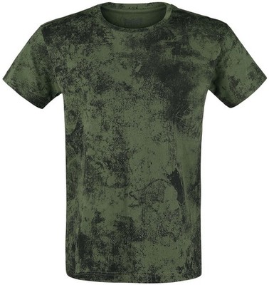 Black Premium by EMP Herren grünes Basic T-Shirt - angenehm weicher Stoff