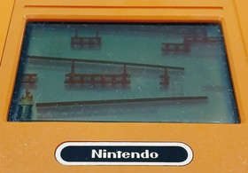 Nintendo Game and Watch Donkey Kong DK-52 Multi Screen Handheld -For parts only