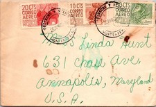 GOLDPATH: Mexico cover 1953 to USA airmail CV907_P01