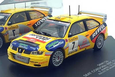 Kufe Maßstab 1:43 SKM126 - Seat Cordoba WRC E2 #7 Monte Carlo Rally 2000
