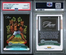 Ethan Salas Downtown Case Hit PSA 10 GEM MINT 2024 Panini Three And Two 