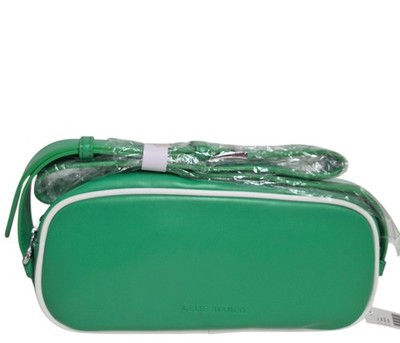 Anthropologie Melie Bianco Vegan Leather Sporty Shoulder Bag Kelly Green New