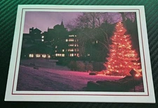 Mohonk Mountain House New Paltz Ruth Smiley December 1987 Christmas Tree Card