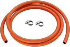 JD Brands 3m LPG Gasschlauch 8mm I/D - Flexibles Butan/Propan 3 Meter, rot