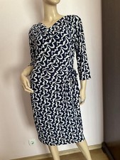 Women Laura Ashley Dress Navy Polyester 40 / L / #A1U6