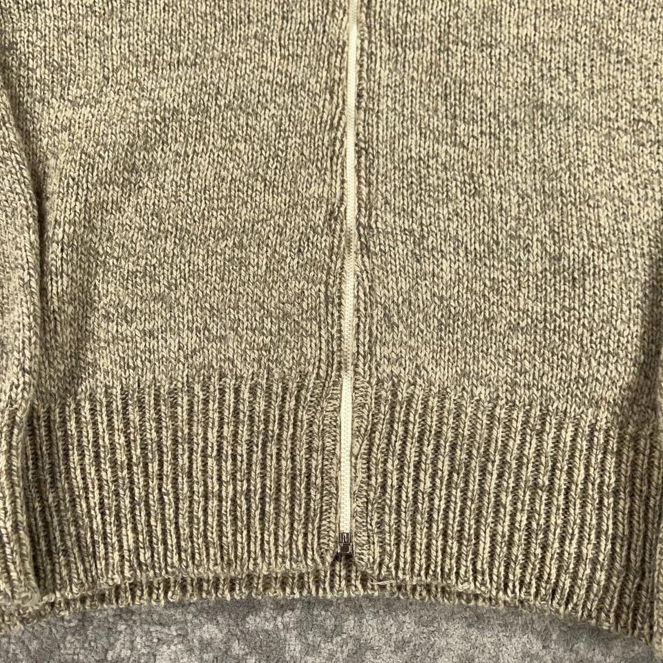 Cárdigan Suéter Vintage Sears Fieldmaster Para Hombre Mediano M Beige Mezcla Lana Años 70 Foto 3 de 4