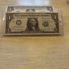 Birthday/Anniversary Note, 8/6/66 Fancy Serial # Dollar bill, Uncirculated 2021  — photo 5