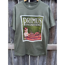 Primus Band Music Tour in Military Green Short T-shirt S to 5XL ZL560