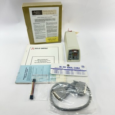 New EG&G Ortec NOMAD MicroNomad MCA Multi-Channel Analyzer Software Cords Manual