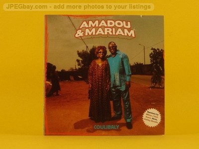 AMADOU AND MARIAM COULIBALY (L76) 4 Track Picture Sleeve Promo CD Single includi