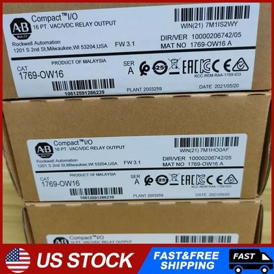 BRAND NEW AB 1769-OW16 CompactLogix Relay Output Module 1769OW16 PLC