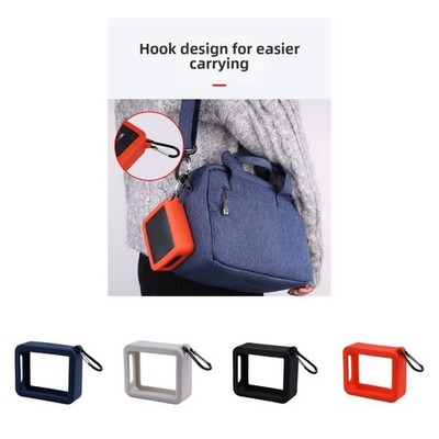 Portable Silicone Protective Case for JBL For GO for 2 Speakers Travel Friendly