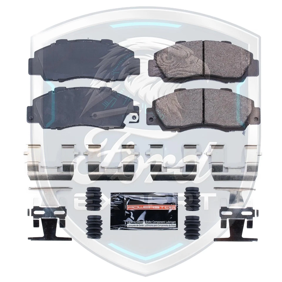 Kit de pastillas de freno delanteras y traseras de cerámica para Honda Accord Prelude 1991-2002 9 años de garantía Foto 2 de 4