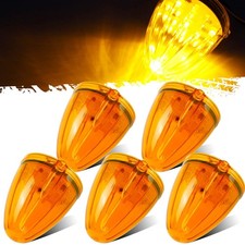 Partsam 5PCS 17LED Amber Cab Marker Top Roof Running Light LED Light Replace...