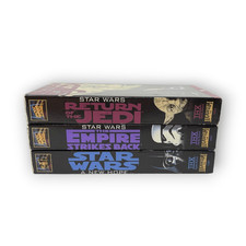 Star Wars Trilogy 1995 VHS Full Screen Version THX Digitally Remastered Set of 3
