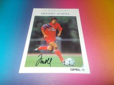 Mehmet Scholl  FC Bayern München signed signiert Autogramm auf Autogrammkarte