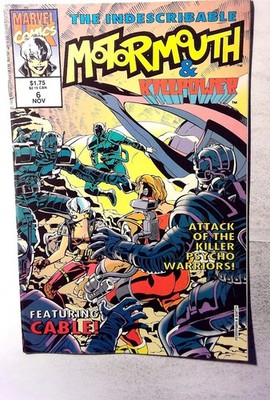 Motormouth & Killpower #6 (1992) Marvel UK Comics 1st Print Comic Book
