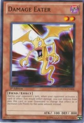 Damage Eater - DREV-EN004 - Common - Unlimited Edition Lightly Played Duelist Re