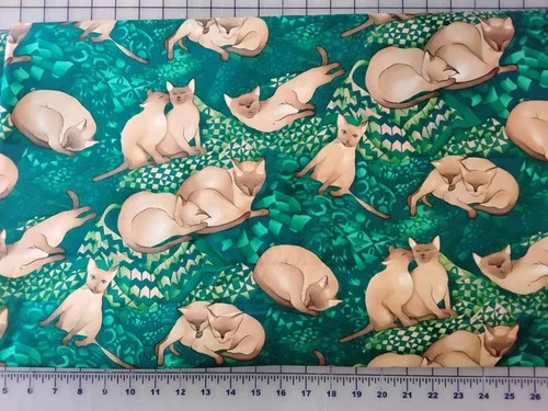 By The Yard Alexander Henry Catnap By The Yard Cat Nap - product listing photo