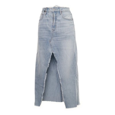 American Eagle, Jeansrock, Größe: 167, Blau, Baumwolle, Einfarbig, Denim #Pii