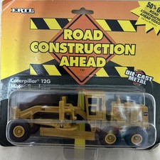 Ertl Road Construction Ahead Caterpillar 12G Motor Grader CAT. Box11
