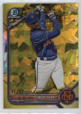 2022 Bowman Chrome Draft Sapphire Edition Yellow 91/99 Simon Juan #BDC-52 0c6