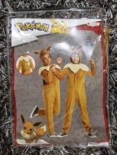 Disguise Pokemon EEVEE Child Large 10-12 Halloween Costume Unisex Suit