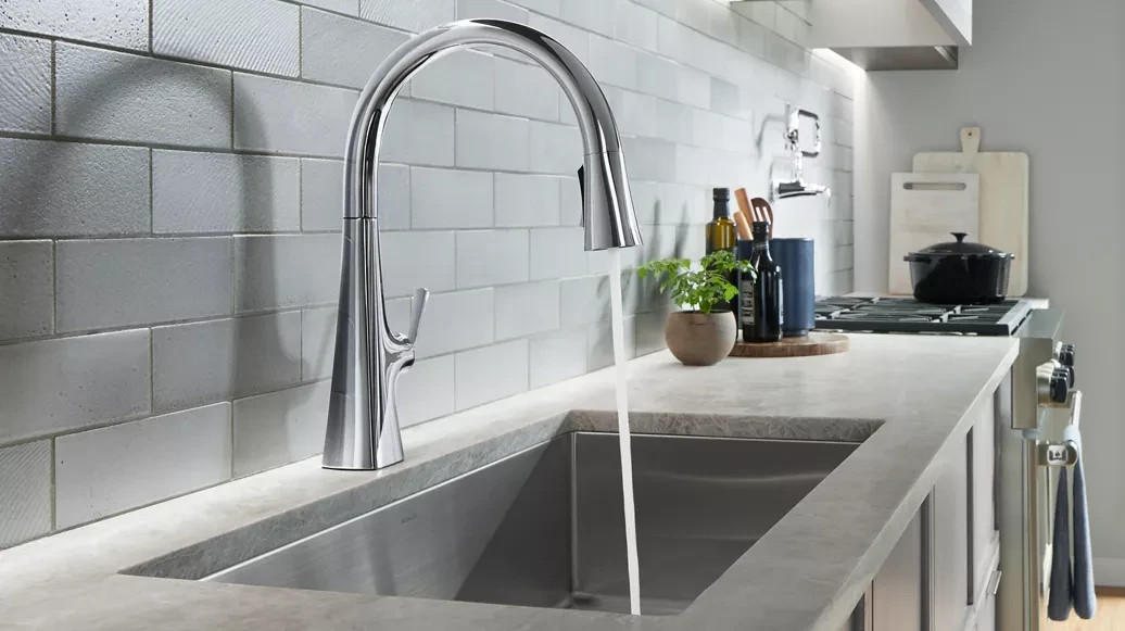 KOHLER Smart Faucets HANDS free Voice-Activated Tech. K-72218-WB-VS Sensat
