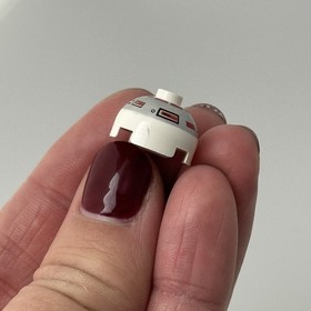 Lego 7143 Star Wars Mini Figure Jedi Starfighter (No Hair) + 2 Ship Parts