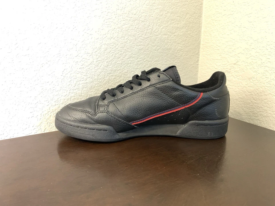 ADIDAS CONTINENTAL 80 RASCAL ENTRENADOR NEGRO B41672 Hombre Talla 9 Foto 3 de 4