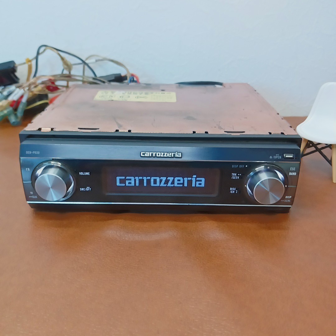 Pioneer Carrozzeria DEH-P930 1DIN Car Audio CD DSP Receiver Tested