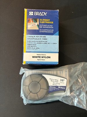 ETIKETTEN / SCHILDER Klebeband Etikett Brady Nylon Gewebeband (9,53 mm x 4,88 m) M21-375-499