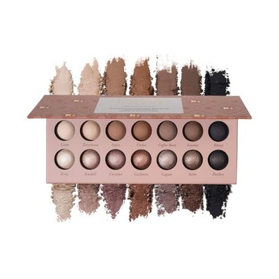 The Delectables Timeless Tones Baked Eyeshadow Palette | 14 Pigmented Eyeshad...