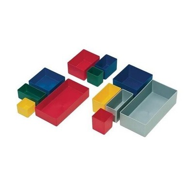 25 Stk. La-ka-pe Einsatzkasten 54x54x63mm grün PS f.Schubl.u.Sortimenskästen