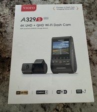 VIOFO A329S Dash Cam 4K UHD  QHD WiFi Dash Cam New Sealed