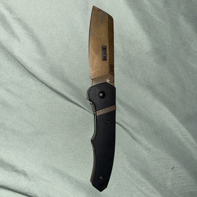 CRKT Booth Ripsnort II Folding Pocket Knife W/Pocket Clip 3.5'' Blade w/defects