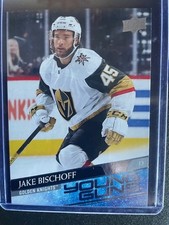 20/21 UD EXTENDED JAKE BISCHOFF YOUNG GUNS RC SP ROOKIE #713