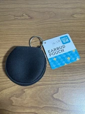 Pen Gear Black Earbud Pouch