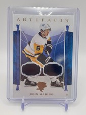 2022-23 Artifacts Dual Jersey #57 John Marino Pittsburgh Penguins 214/249