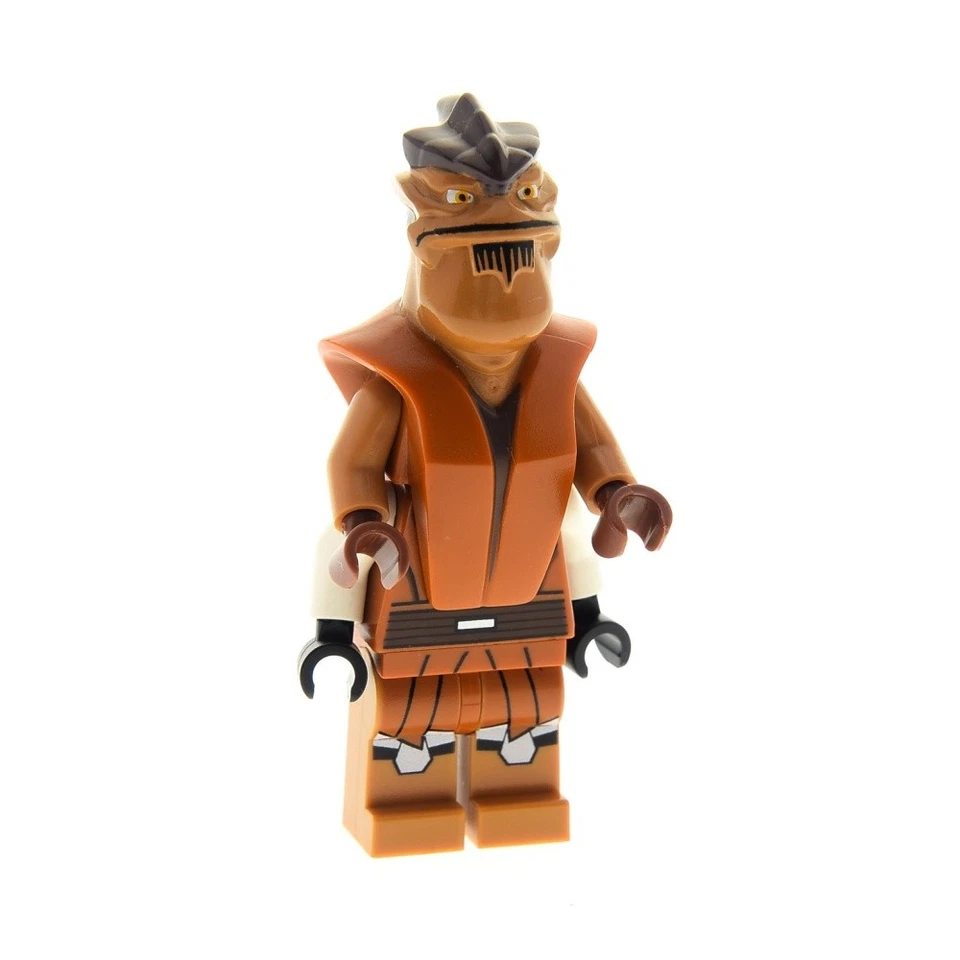 1x Lego Minifigur Star Wars Clone Wars Pong Krell dunkel orange 75004 sw0435