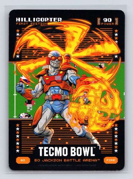 Drew Hill 60 Bo Jackson's Battle Arena Fire NM Bo Jackson's Battle Arena