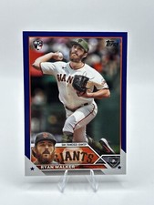 2023 TOPPS UPDATE BASEBALL RYAN WALKER RC #US58 Royal Blue San Francisco Giants