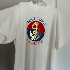 Vintage Princess Cruises Love Boat T Shirt Unisex 2XL Made In USA Cotton