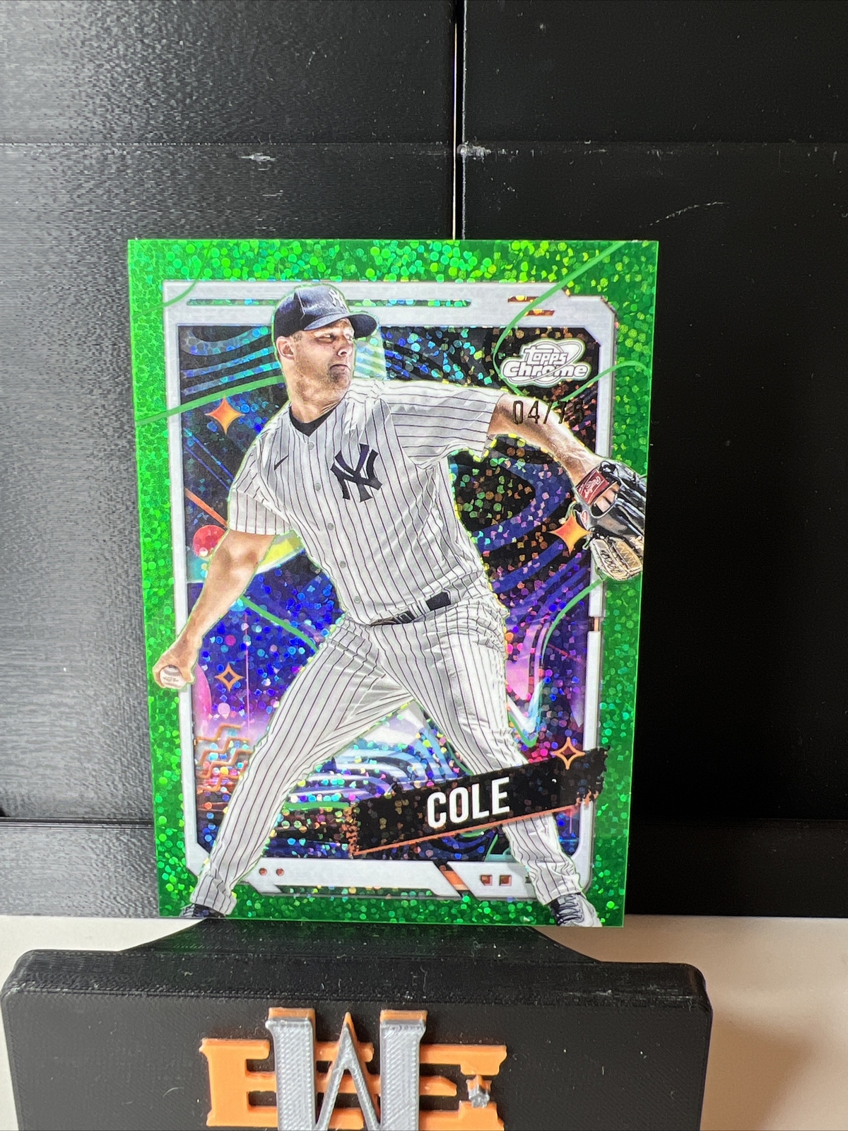 2024 Topps Cosmic Chrome - Green Space Dust Refractor  #76 Gerrit Cole /75