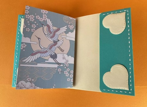Agenda “MIDORI” con tema romantica geisha handmade - Foto 5 di 6