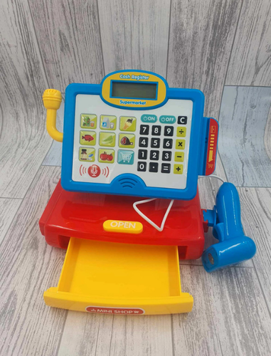 Dreamon Toy Till Cash Register with Scanner for Kids, Mini Kids Shop Play Till - Picture 10 of 10