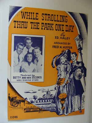 While Strolling Thru the Park One Day 1941 Haley Huffer Betty and Her Escorts
